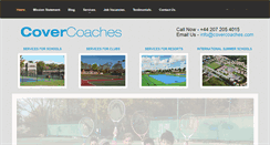 Desktop Screenshot of covercoaches.com